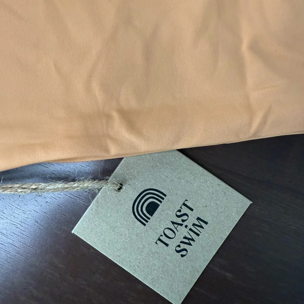 FP x Toast Swim Signature Apex Bikini Top in‎ Sandstone Small NWT